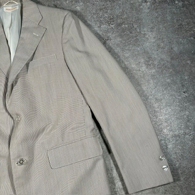 BROOKS BROTHERS 70s Pinstripe Blazer USA Made White Size 40R