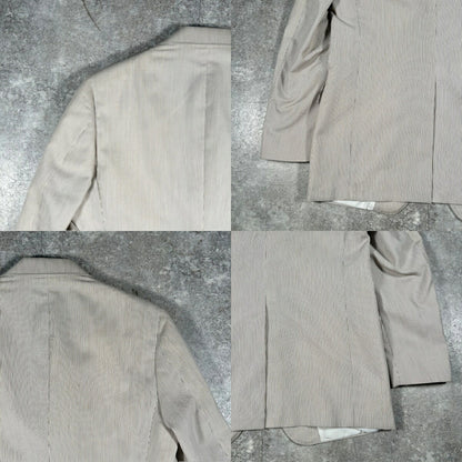BROOKS BROTHERS 70s Pinstripe Blazer USA Made White Size 40R
