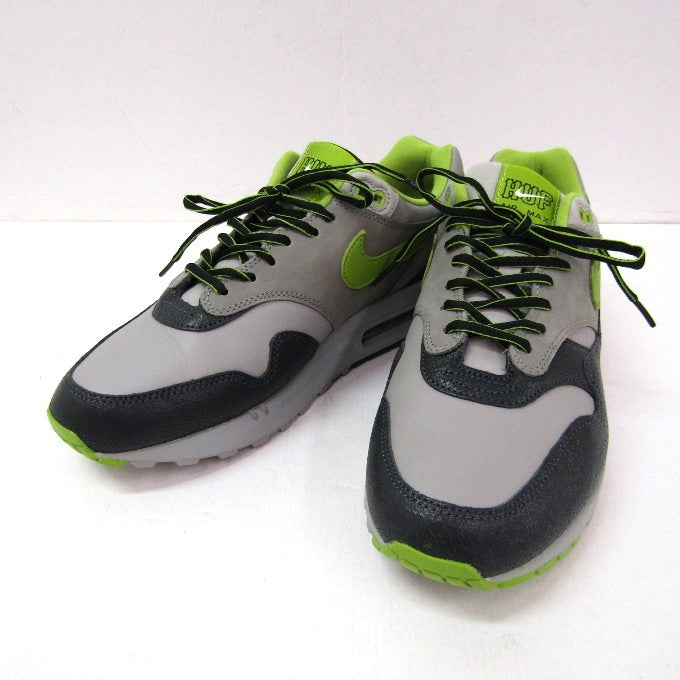 HUF x NIKE AIR MAX 1 SP Green/Grey Sneakers Size 29cm
