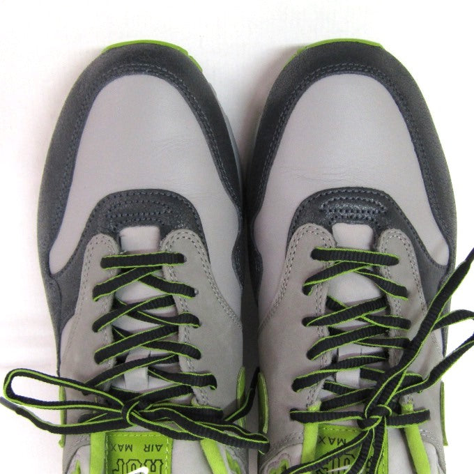 HUF x NIKE AIR MAX 1 SP Green/Grey Sneakers Size 29cm