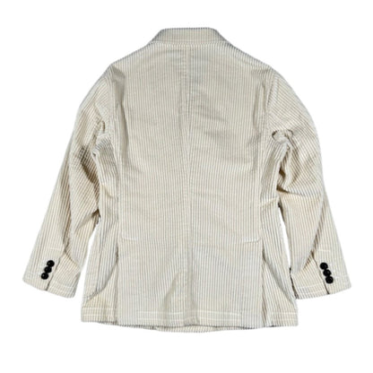 THE GIGI ZIGGY G002 Wide Wale Corduroy Jacket Ivory Size 46