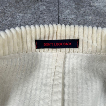 THE GIGI ZIGGY G002 Wide Wale Corduroy Jacket Ivory Size 46