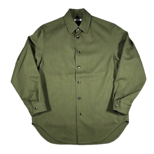 Vintage 22SS Olive Melange Wool Coach Jacket Size 3