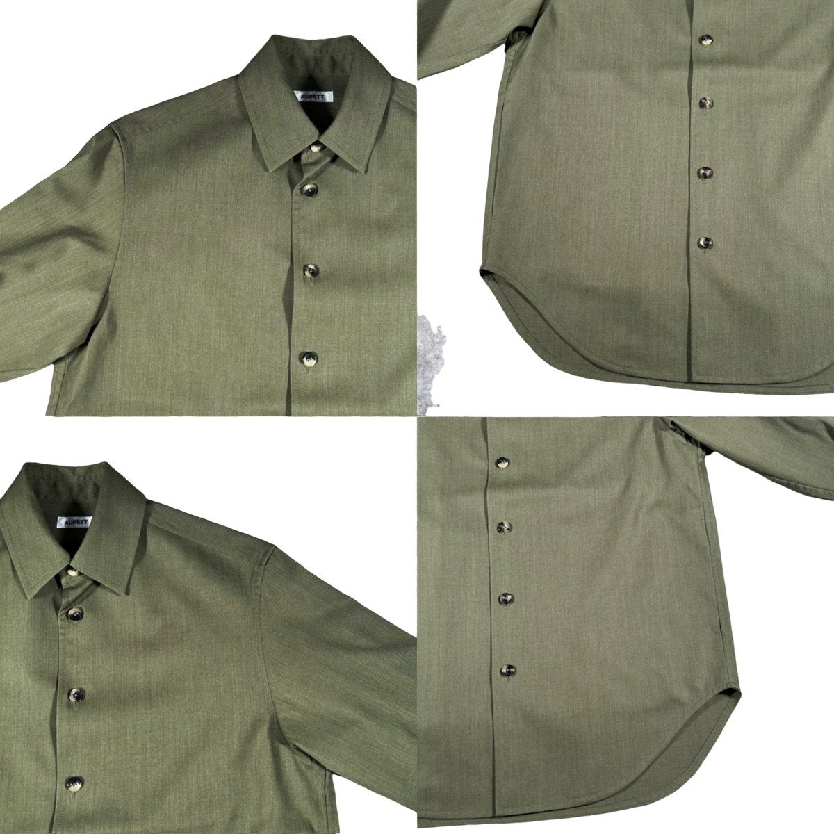 Vintage 22SS Olive Melange Wool Coach Jacket Size 3