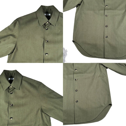 Vintage 22SS Olive Melange Wool Coach Jacket Size 3
