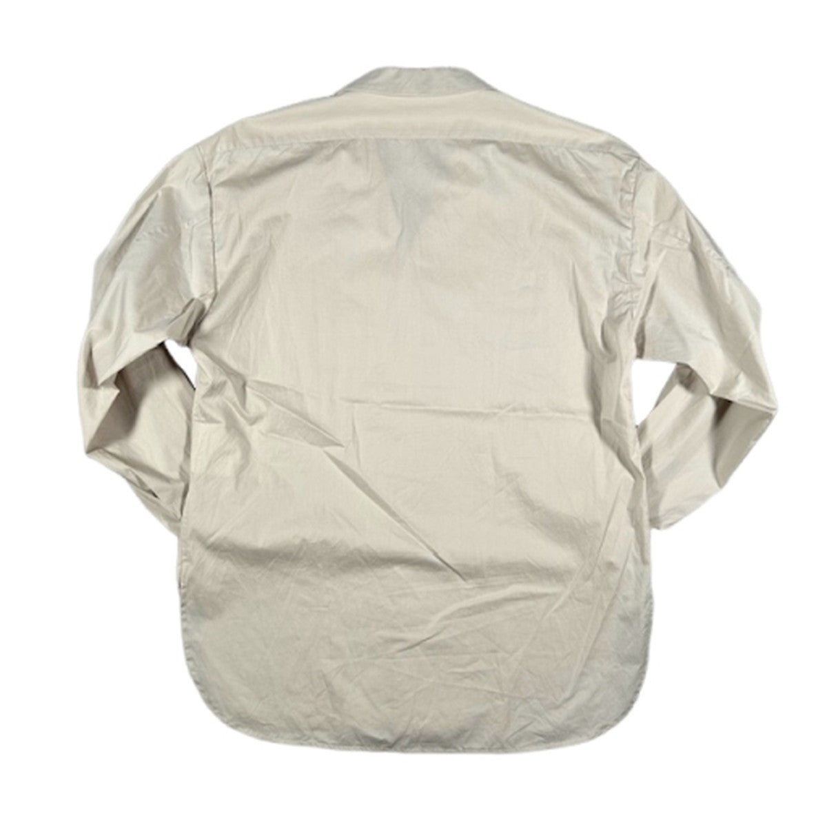ITG un/unbient Open Collar Long Sleeve Shirt Beige Size 2