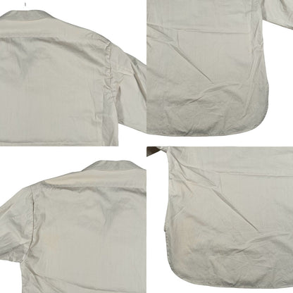 ITG un/unbient Open Collar Long Sleeve Shirt Beige Size 2