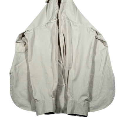 ITG un/unbient Open Collar Long Sleeve Shirt Beige Size 2