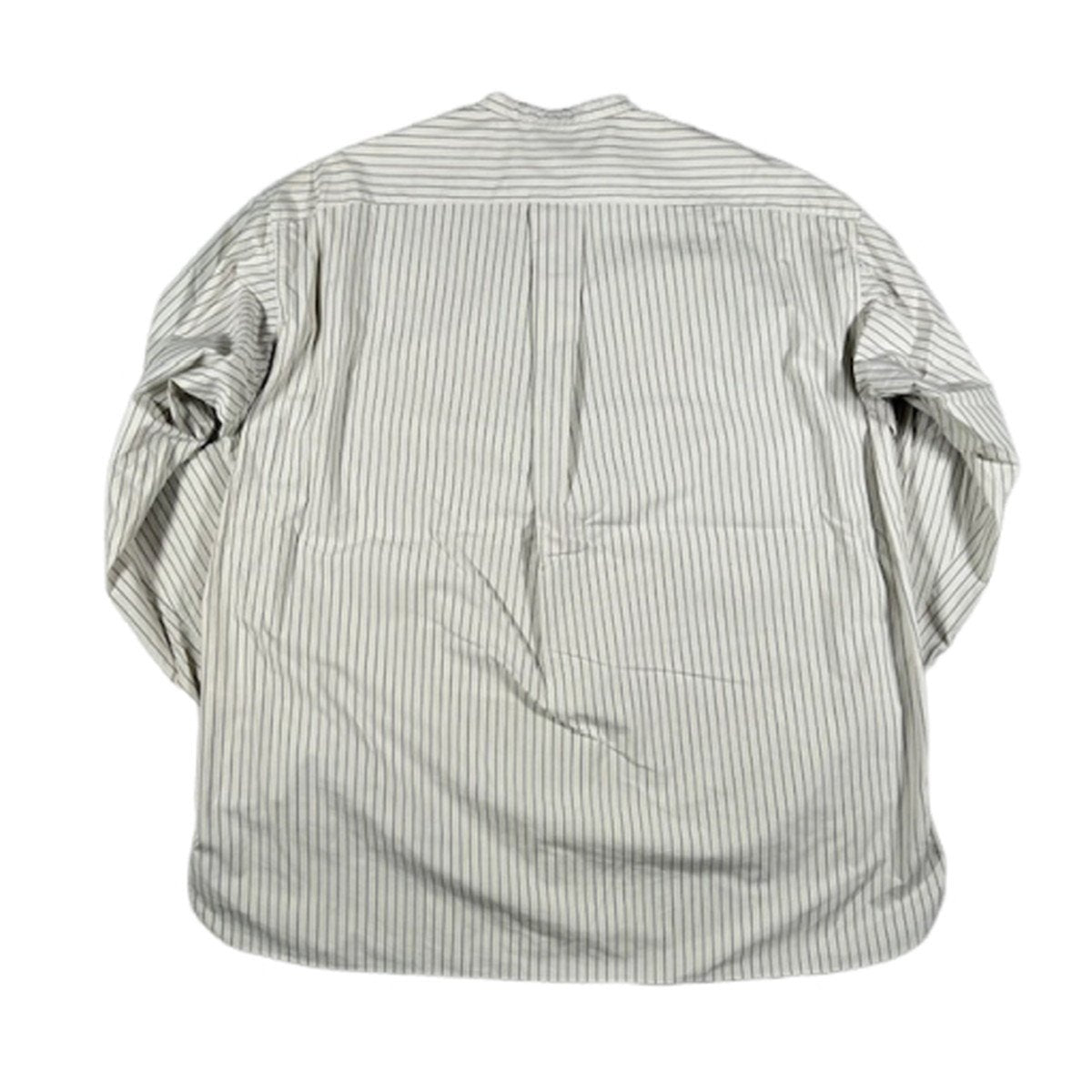 Vintage RAKINES Poplin Stripe Band Collar Shirt Size 3