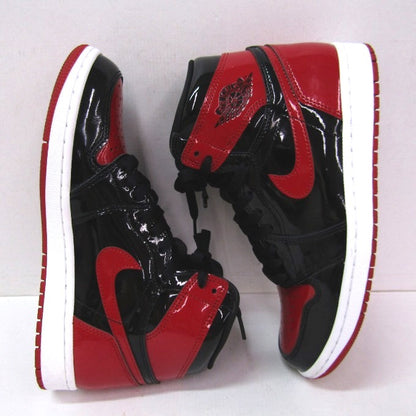 NIKE AIR JORDAN 1 RETRO High OG Black Sneakers Size 26cm