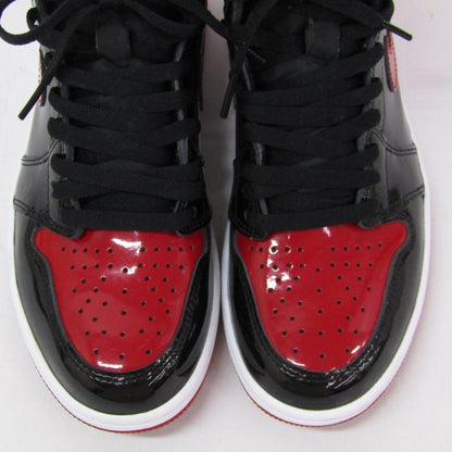 NIKE AIR JORDAN 1 RETRO High OG Black Sneakers Size 26cm