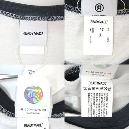 READYMADE Ringer T-Shirt White Size XXXL