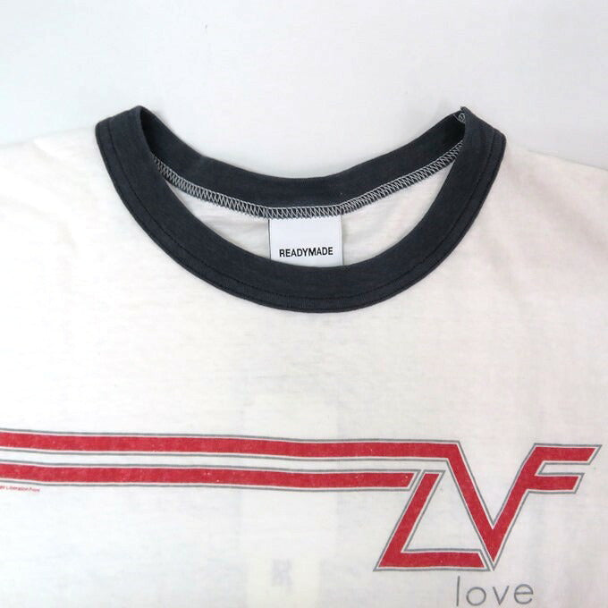 READYMADE Ringer T-Shirt White Size XXXL