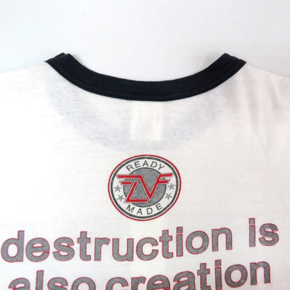 READYMADE Ringer T-Shirt White Size XXXL