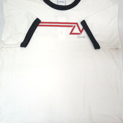 READYMADE Ringer T-Shirt White Size XXXL