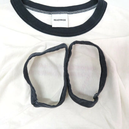 READYMADE Ringer T-Shirt White Size XXXL