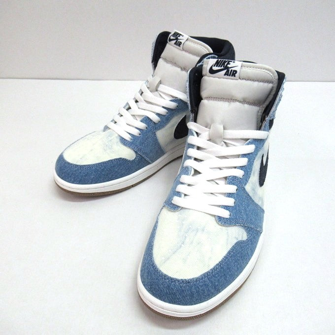 NIKE AIR JORDAN 1 RETRO High OG White Sneakers Size 29cm