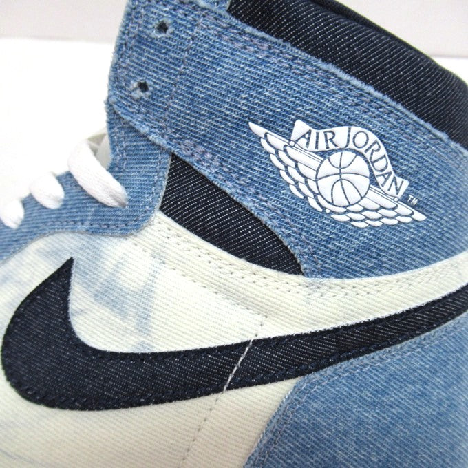 NIKE AIR JORDAN 1 RETRO High OG White Sneakers Size 29cm