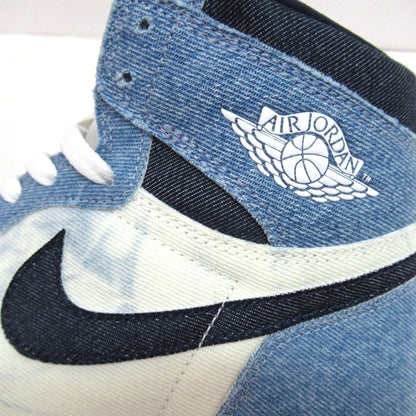 NIKE AIR JORDAN 1 RETRO High OG White Sneakers Size 29cm