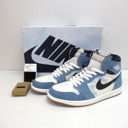 NIKE AIR JORDAN 1 RETRO High OG White Sneakers Size 29cm
