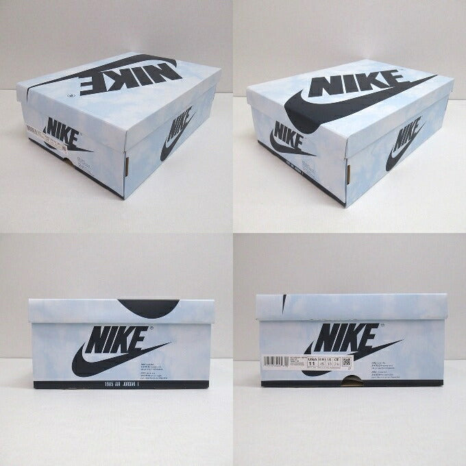 NIKE AIR JORDAN 1 RETRO High OG White Sneakers Size 29cm