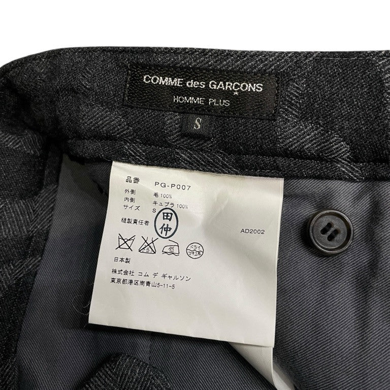 Comme des Garcons Homme Plus 02AW Herringbone Pants Size S