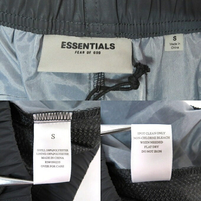 FOG ESSENTIALS Reflective Track Pants Gray Size S