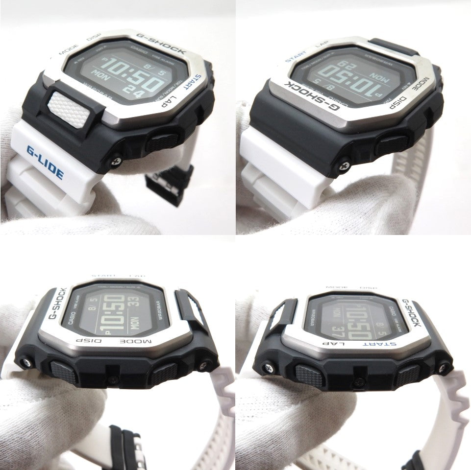 CASIO G-SHOCK G-LIDE Tide Graph Black White Watch Size ONE SIZE