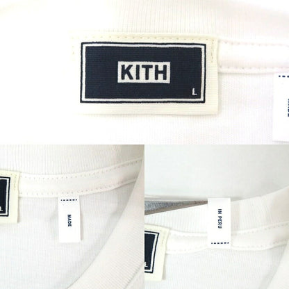 KITH Paris Landmark Logo Print T-Shirt White Size L
