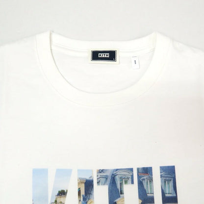 KITH Paris Landmark Logo Print T-Shirt White Size L