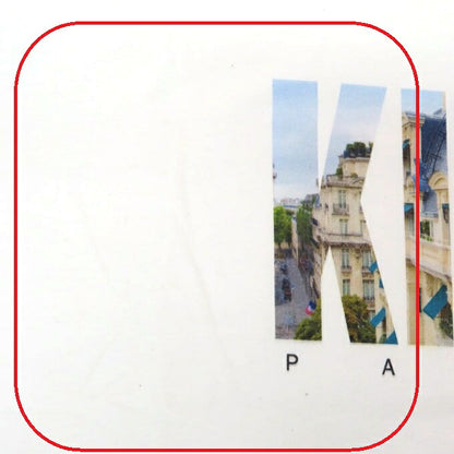 KITH Paris Landmark Logo Print T-Shirt White Size L