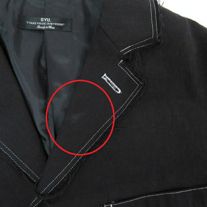 SYU.HOMME Raw Edge Jacket Size 2