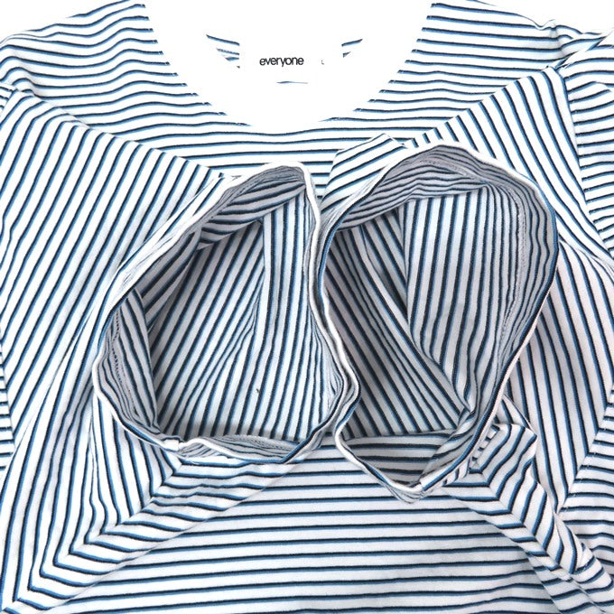 EVERYONE x GIMME FIVE Striped T-Shirt Size L