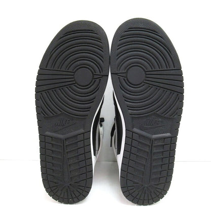 NIKE AIR JORDAN 1 MID White/Black/Grey Sneakers Size 28cm