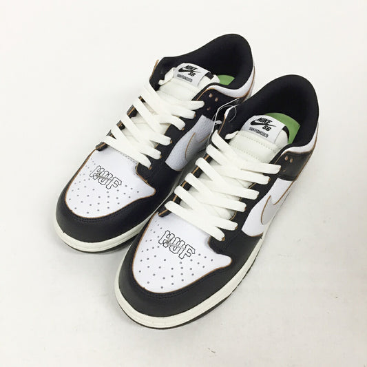HUF x NIKE SB DUNK LOW OG QS Black/White Sneakers Size 8