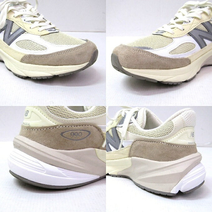 Balance M990 SS6 Pigskin Suede Low-Cut Sneakers Size 27.5cm
