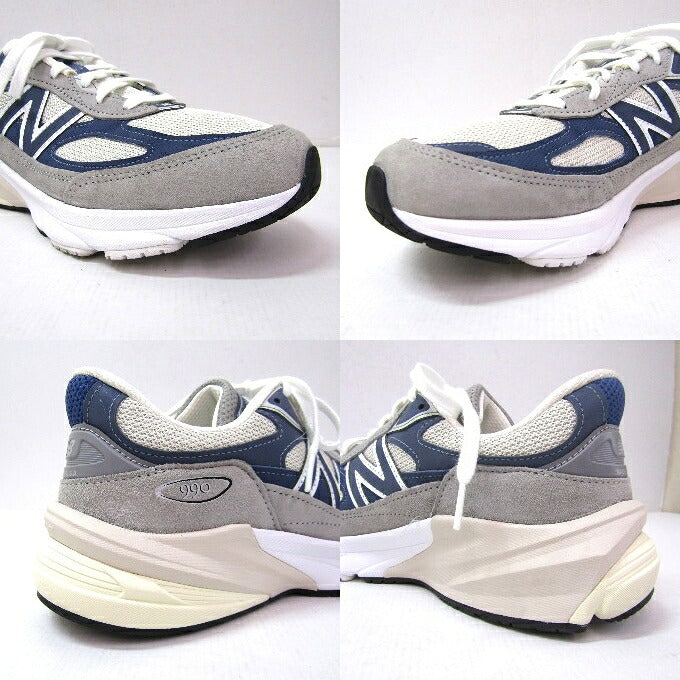 Balance U990TC6 Pigskin Suede Low-Cut Sneakers Size 27.5cm