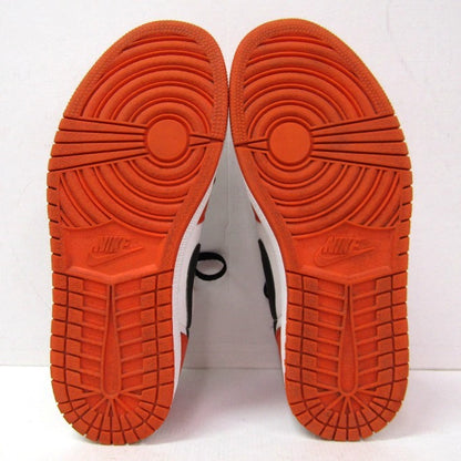 NIKE AIR JORDAN 1 Low OG Orange White Sneakers Size 27cm