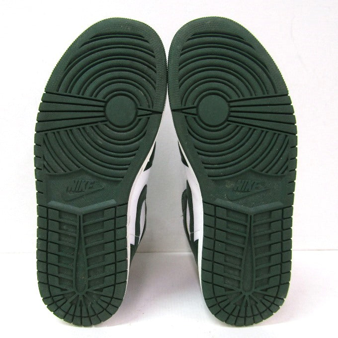 NIKE AIR JORDAN 1 Mid Noble Green White Sneakers Size 28cm