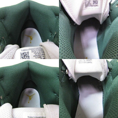 NIKE AIR JORDAN 1 Mid Noble Green White Sneakers Size 28cm