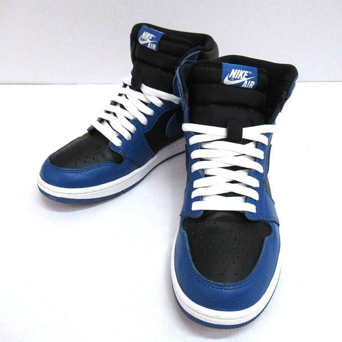 NIKE AIR JORDAN 1 Retro High OG Blue Sneakers Size 26.5cm