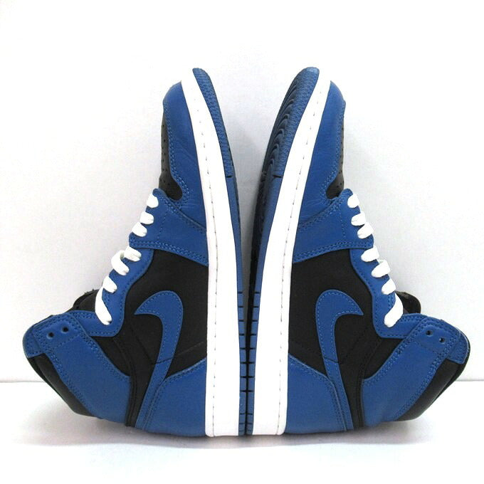 NIKE AIR JORDAN 1 Retro High OG Blue Sneakers Size 26.5cm