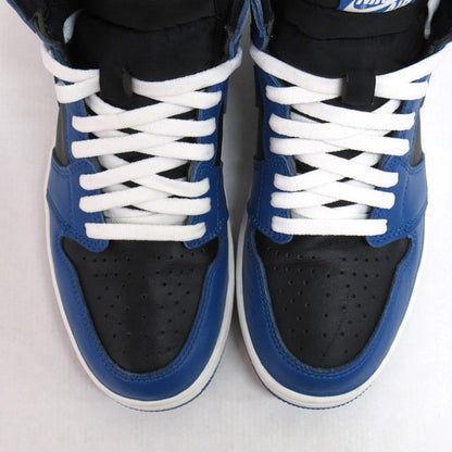 NIKE AIR JORDAN 1 Retro High OG Blue Sneakers Size 26.5cm