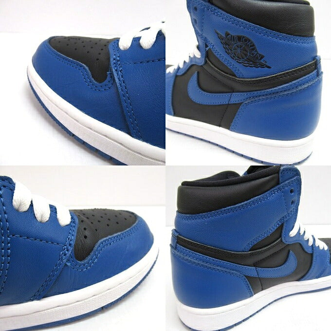 NIKE AIR JORDAN 1 Retro High OG Blue Sneakers Size 26.5cm