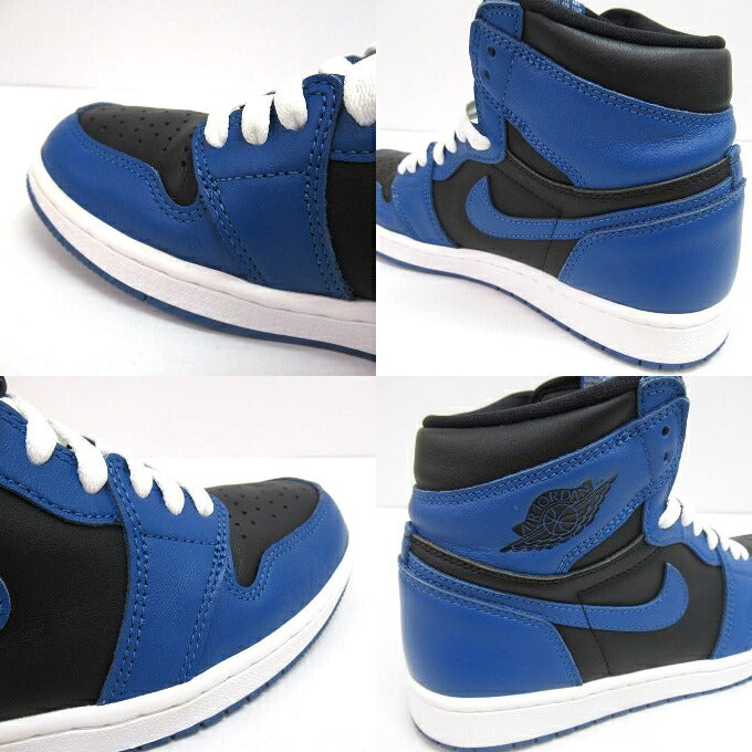 NIKE AIR JORDAN 1 Retro High OG Blue Sneakers Size 26.5cm