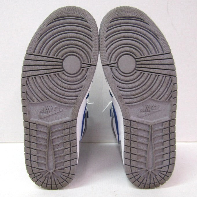 NIKE AIR JORDAN 1 Retro High OG True Gray Sneakers Size 27cm