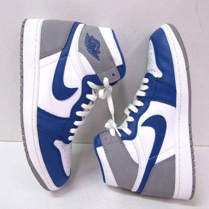 NIKE AIR JORDAN 1 Retro High OG True Gray Sneakers Size 27cm