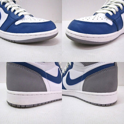 NIKE AIR JORDAN 1 Retro High OG True Gray Sneakers Size 27cm