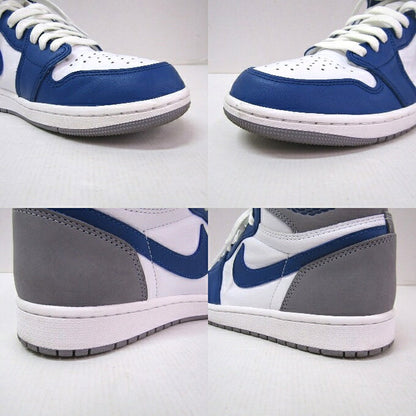 NIKE AIR JORDAN 1 Retro High OG True Gray Sneakers Size 27cm