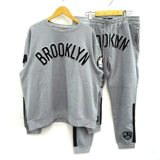 PRO STANDARD Brooklyn NETS City Crew Sweatshirt Size 2XL